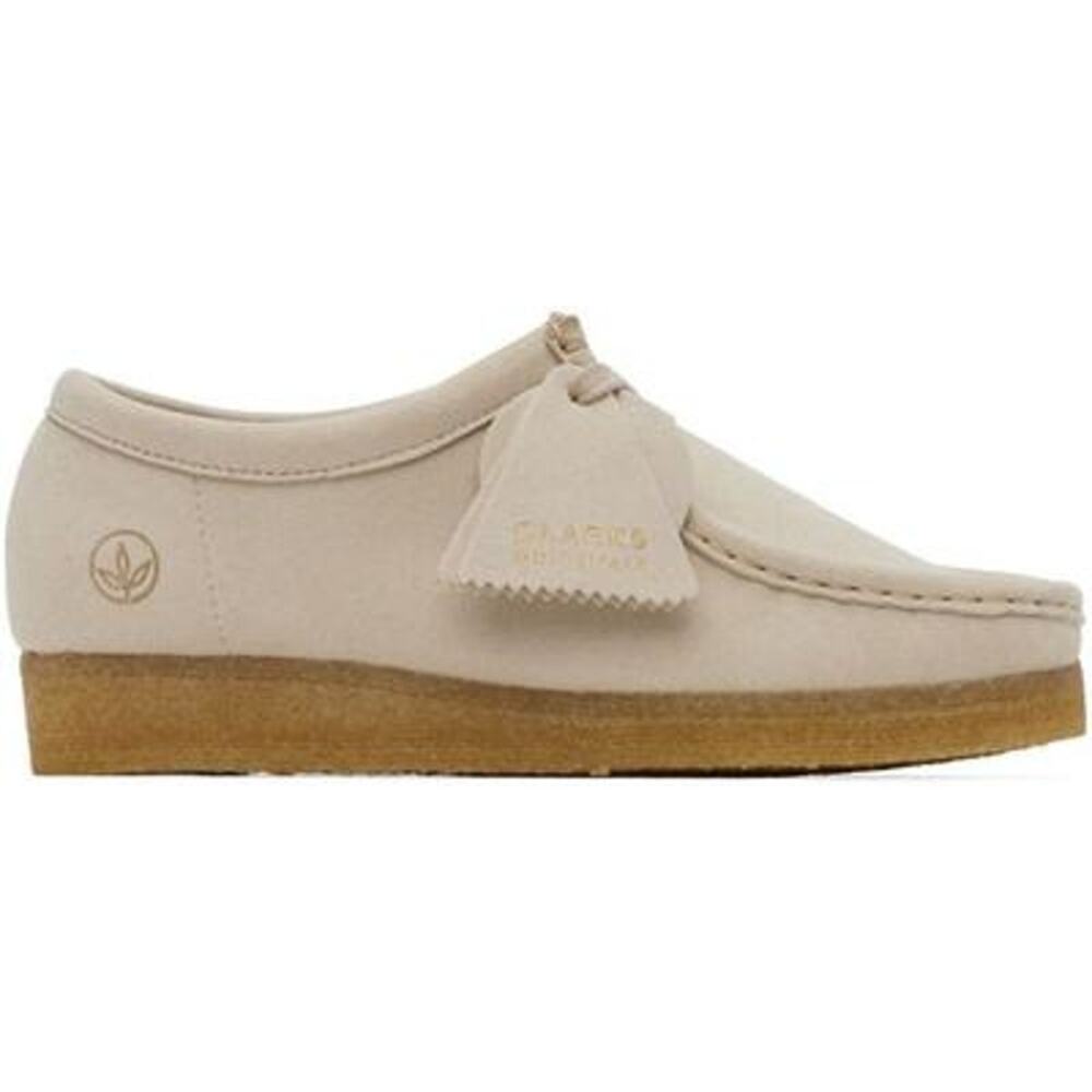 NWT Clarks Womens Wallabee Shoes, Off White, Size7 M US